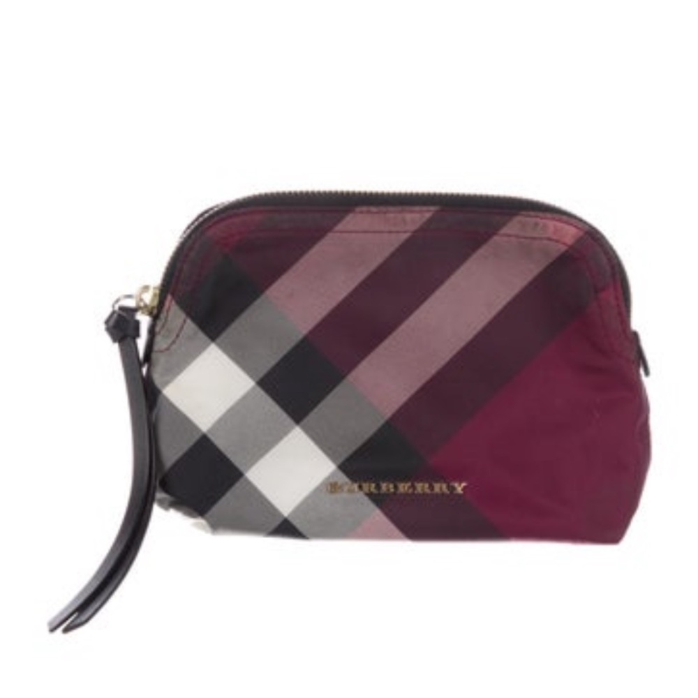 Burberry check pouch